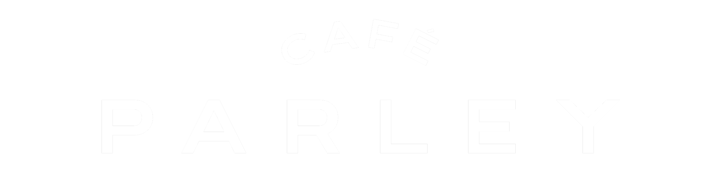 CAFÉ PARLEY LOGO WHITE